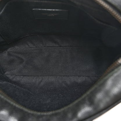 Saint Laurent Lambskin Monogram Small Lou Camera Bag Black 5 of 9