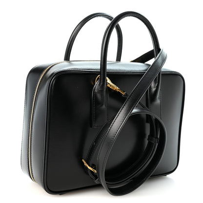 Saint Laurent Smooth Calfskin Small SLP Bauletto Bag Black 3 of 10