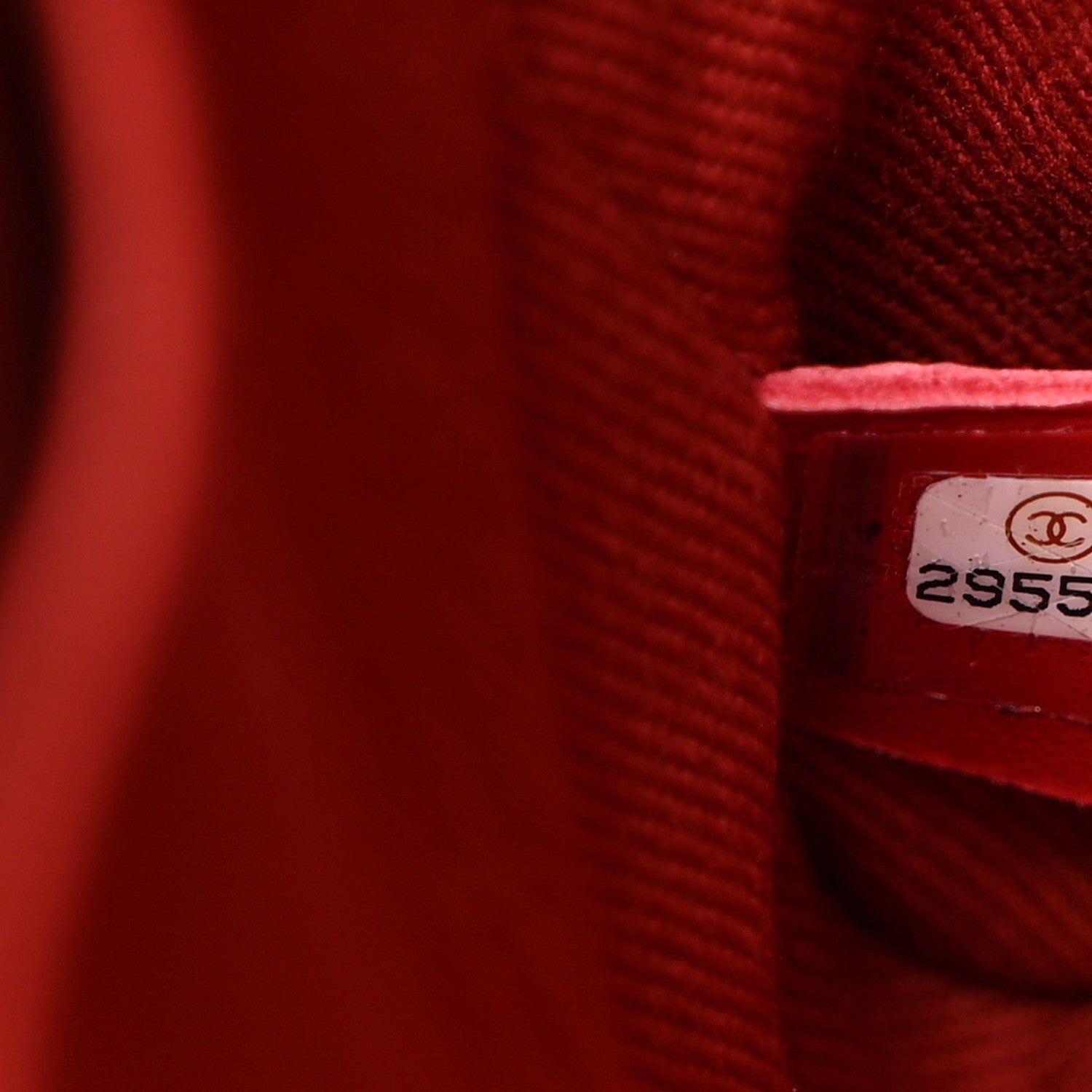 Chanel Caviar Chevron Quilted Small Coco Handle Flap Red 7 of 10