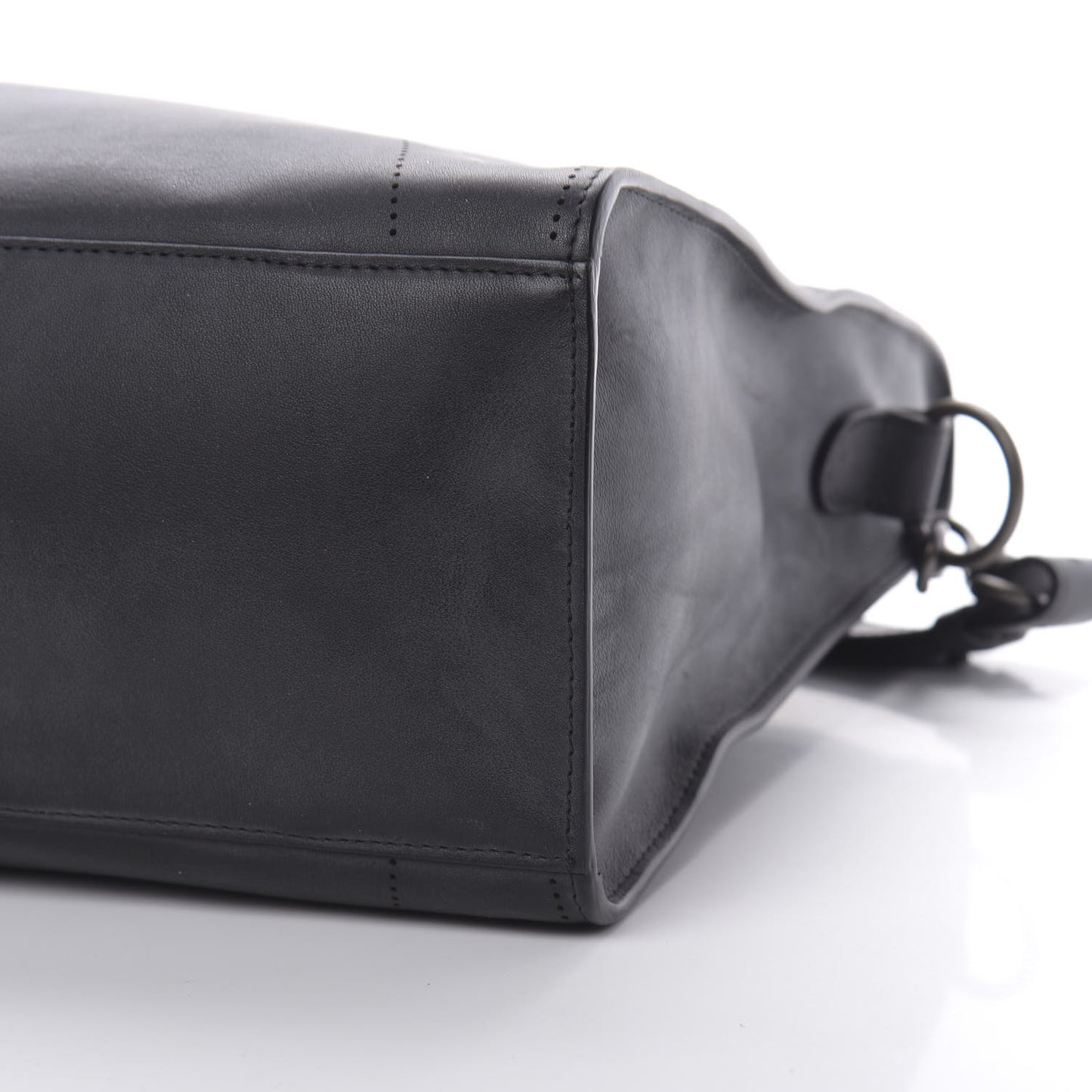 Veau Soyeux Perforated Blackout Hardware City Black