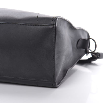 Balenciaga Veau Soyeux Perforated Blackout Hardware City Black 10 of 10