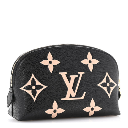 Louis Vuitton Empreinte Monogram Giant Cosmetic Pouch Black Beige 3 of 10
