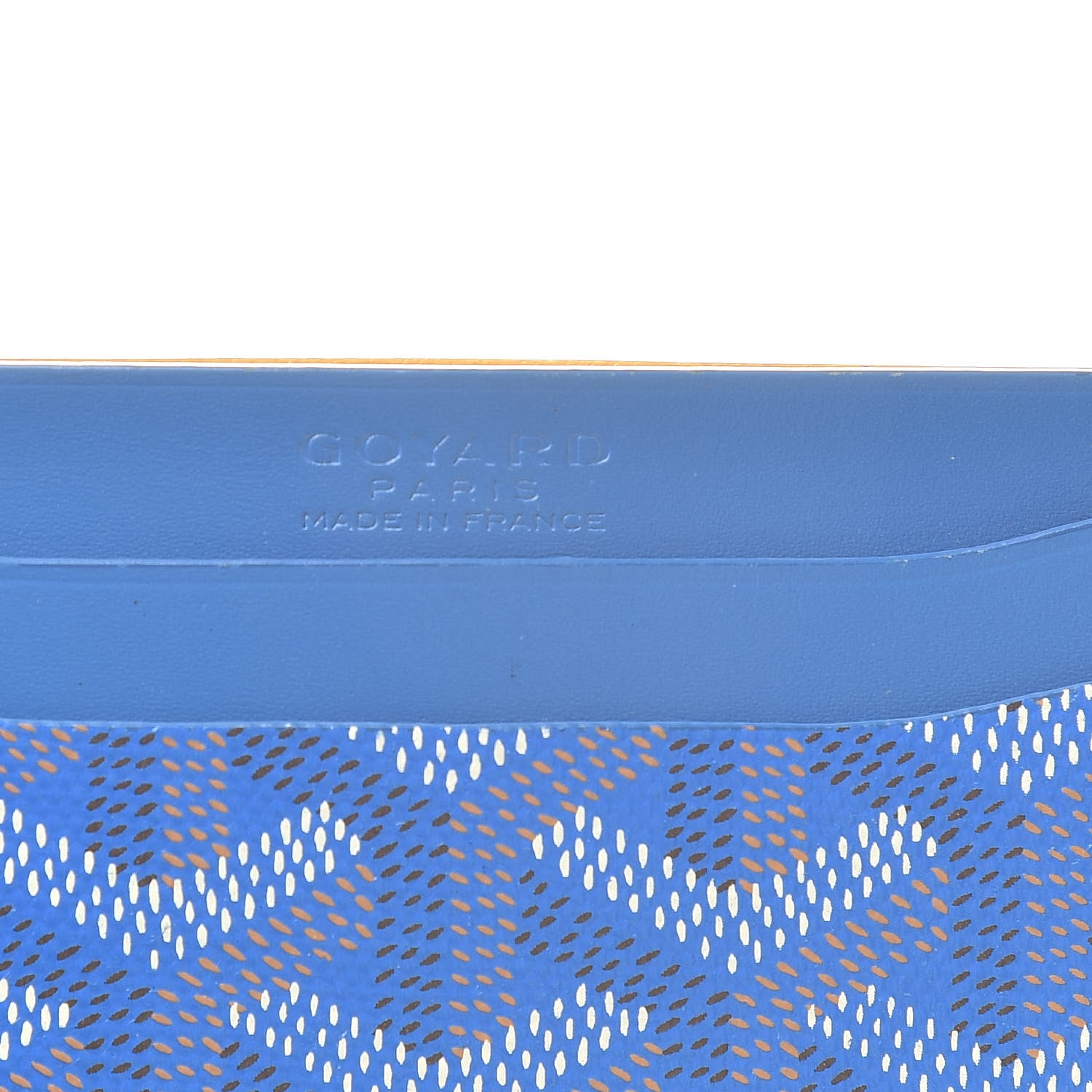 Goyard Goyardine Saint Sulpice Card Holder Sky Blue 6 of 8