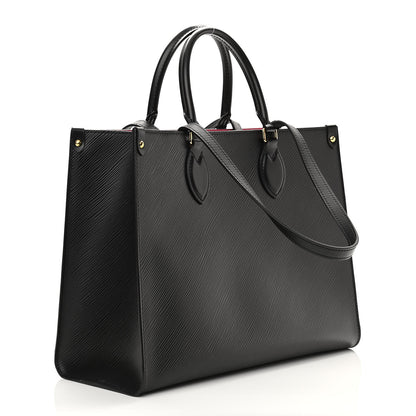 Louis Vuitton Epi Onthego MM Black 2 of 9