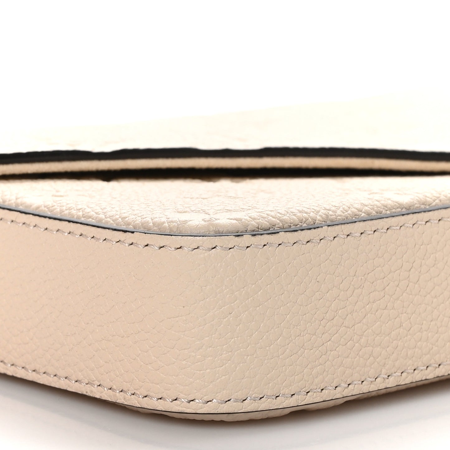 Empreinte Pochette Felicie Chain Wallet Cream