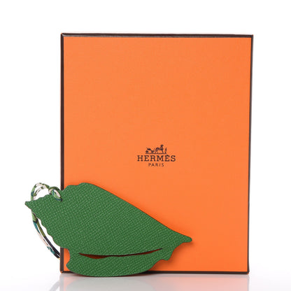Hermes Togo Epsom Seashell Ornament Bag Charm Green 4 of 4