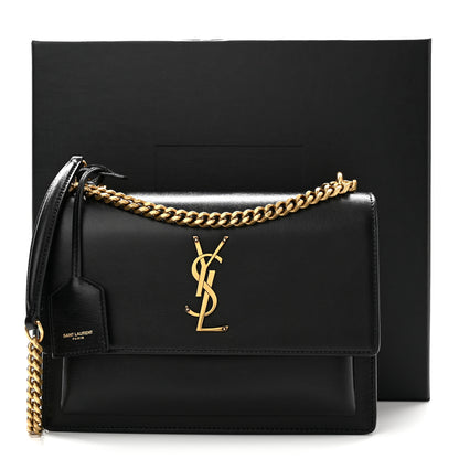 Saint Laurent Calfskin Medium Monogram Sunset Black 11 of 11