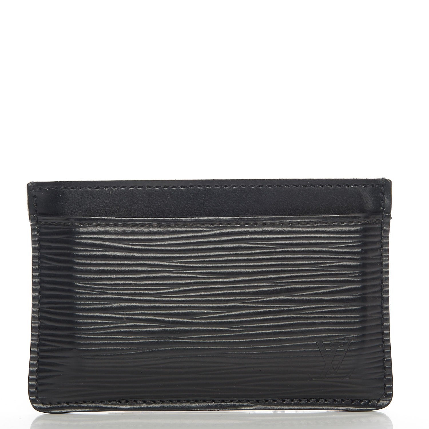 Louis Vuitton Epi Card Holder Black 1 of 7