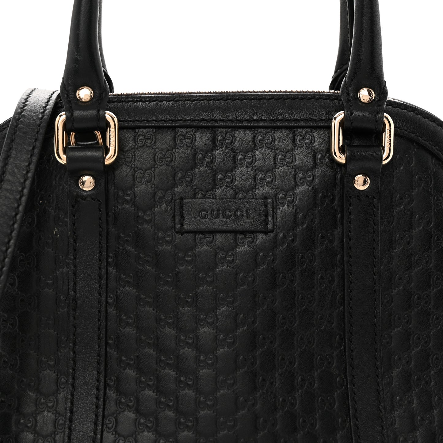 Microguccissima Mini Dome Bag Black