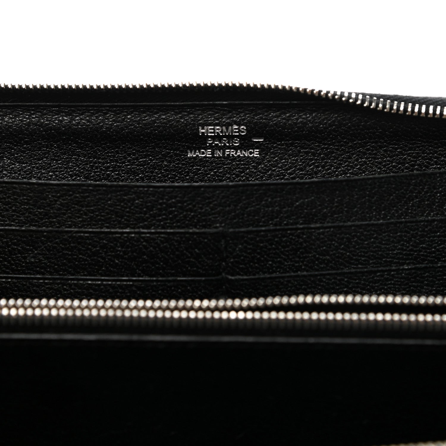 Hermes Lizard Azap Wallet Black 6 of 8