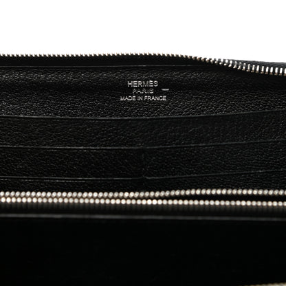 Hermes Lizard Azap Wallet Black 6 of 8