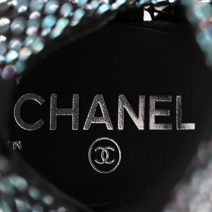 Chanel Resille Strass Kid Suede Patent Mary Jane Short Boots 38.5 Black 7 of 8