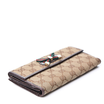 Gucci Monogram Princy Continental Wallet Brown 3 of 12