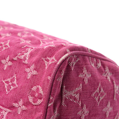 Louis Vuitton Monogram Denim Neo Speedy Fuchsia 8 of 11