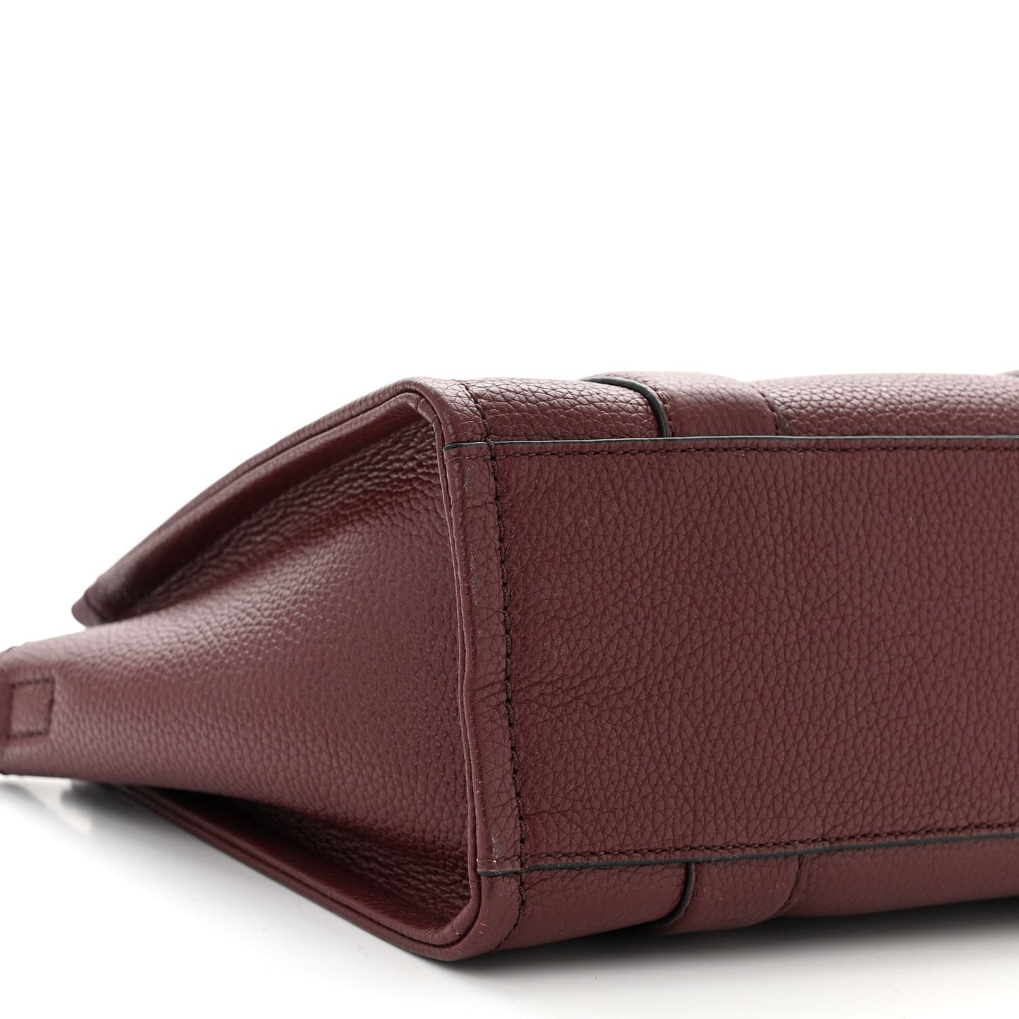 Grained Calfskin Small The Tote Bag Chianti