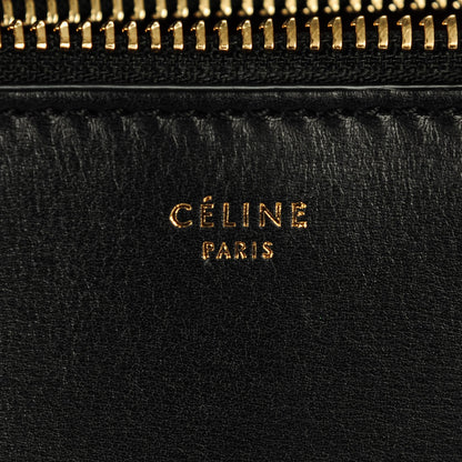 Celine Smooth Calfskin Medium Edge Shoulder Bag Black 7 of 9