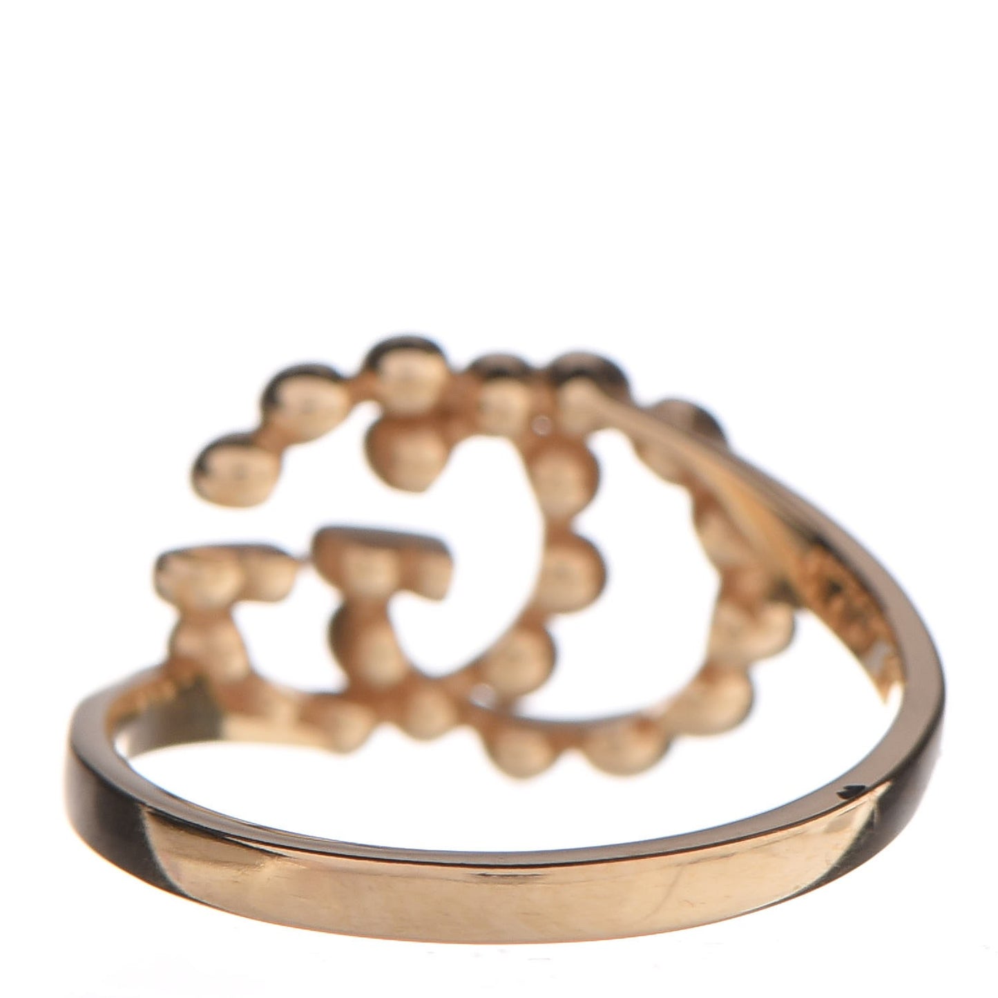 18K Yellow Gold Running GG Ring 53 6.50