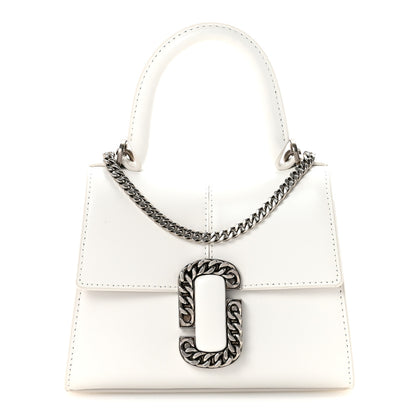 Marc Jacobs Calfskin The St Marc Mini Top Handle Bag White 1 of 9