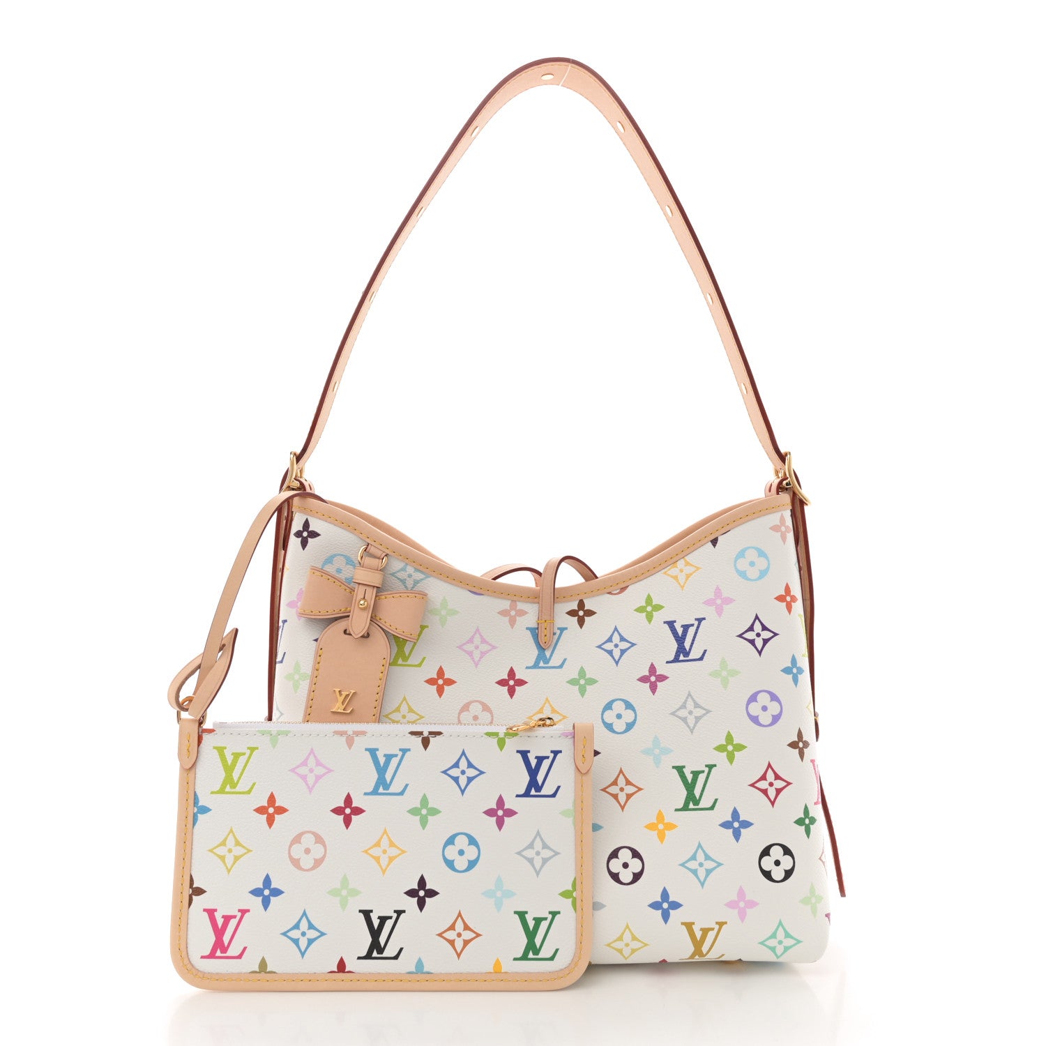 Louis Vuitton LV X TM Monogram Multicolor CarryAll PM White 3 of 11