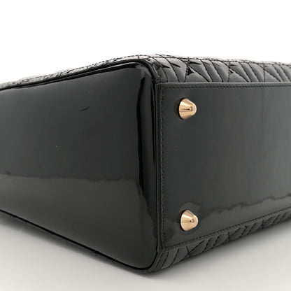 Christian Dior Patent Cannage Large Lady Dior Black 9 of 11