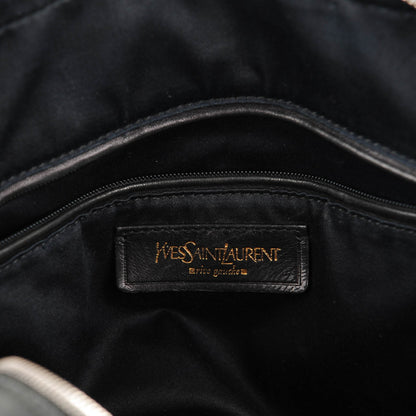 Saint Laurent Patent Calfskin Large Muse Black 6 of 7