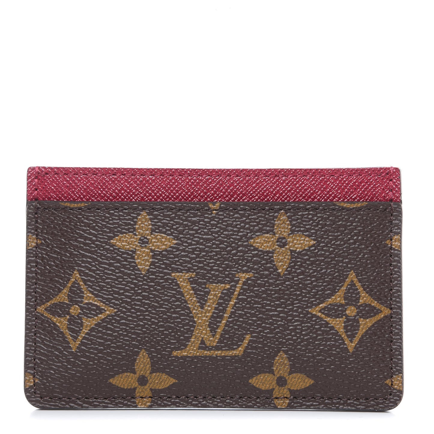 Monogram Card Holder Fuchsia