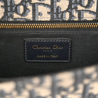 Christian Dior Oblique 30 Montaigne Flap Bag Blue 6 of 12