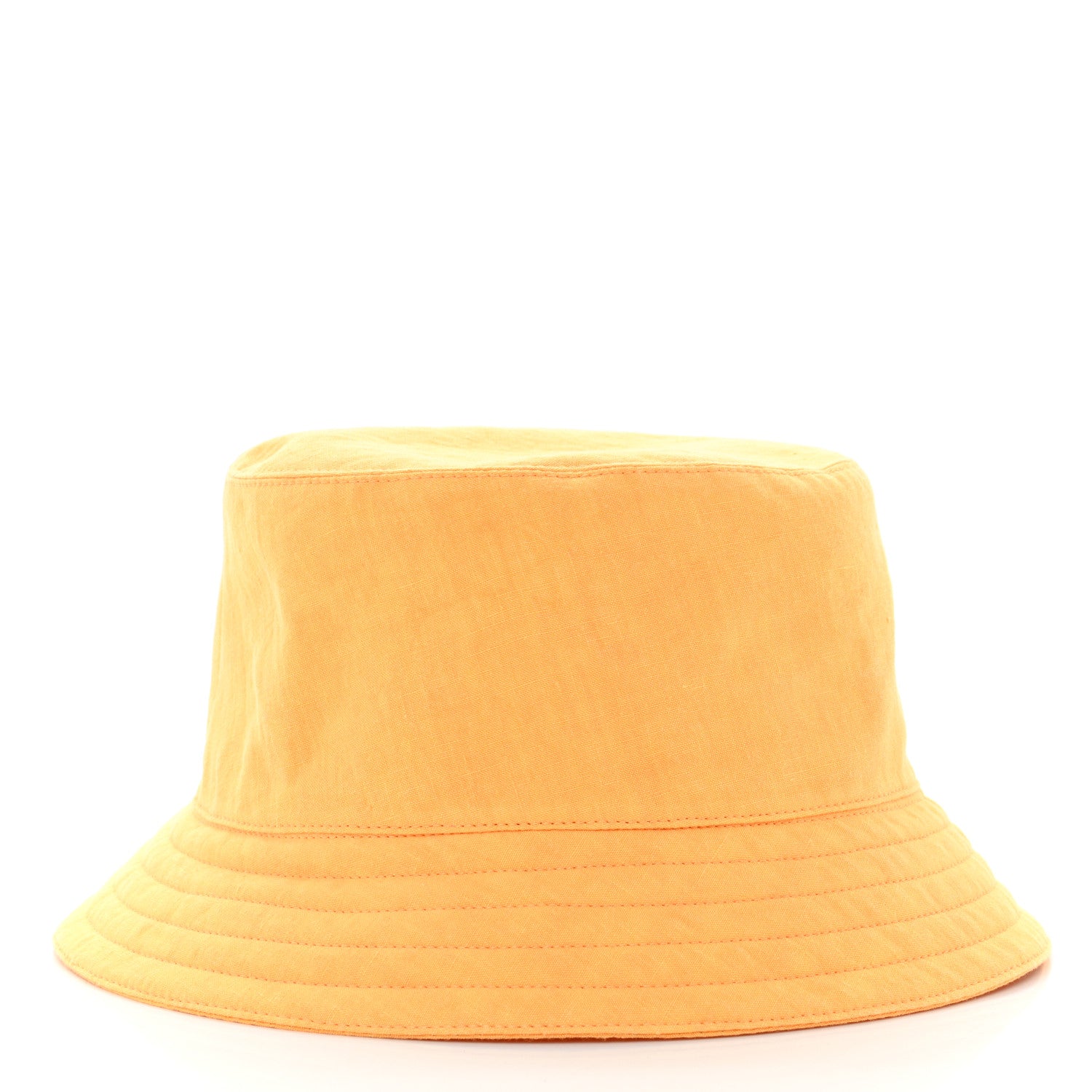 Hermes Toile De Lin Lavee Fred Bucket Hat 58 Melon 3 of 6