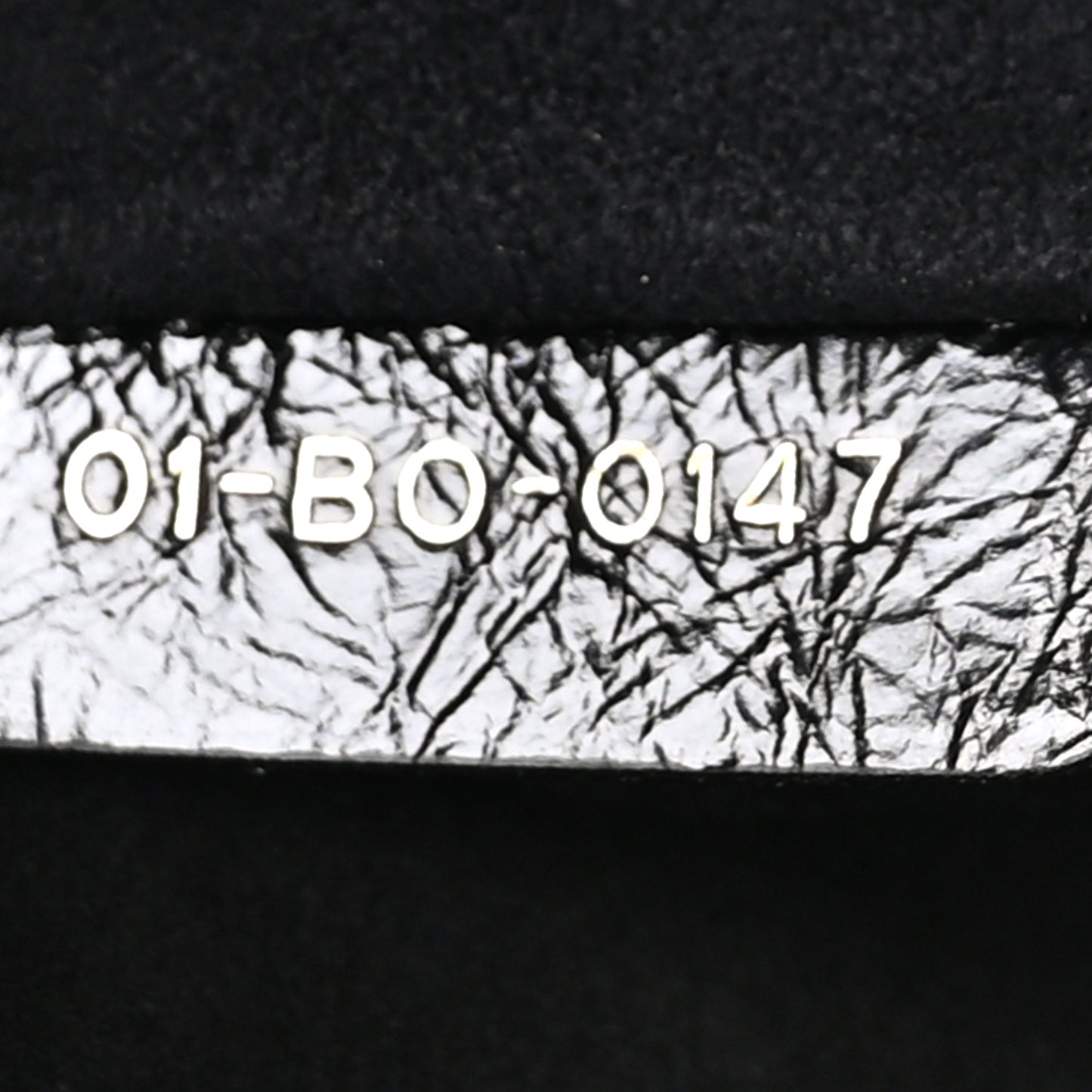 Crinkled Patent Cannage Large Lady Dior Black