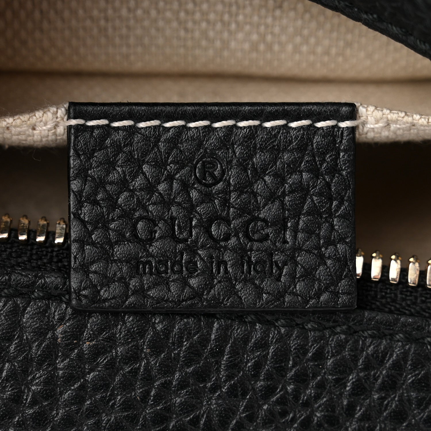 Gucci Pebbled Calfskin Small Soho Disco Bag Black 6 of 11