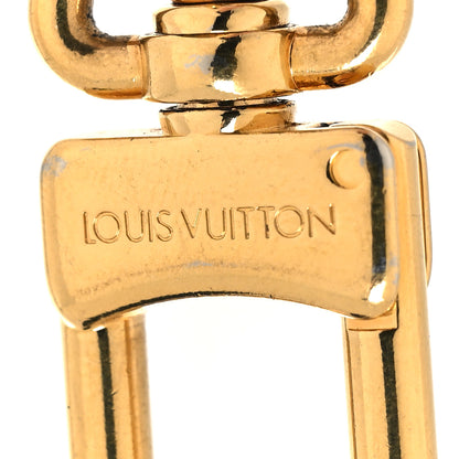 Louis Vuitton Metal Pochette Extender Key Ring Chain Gold 3 of 4
