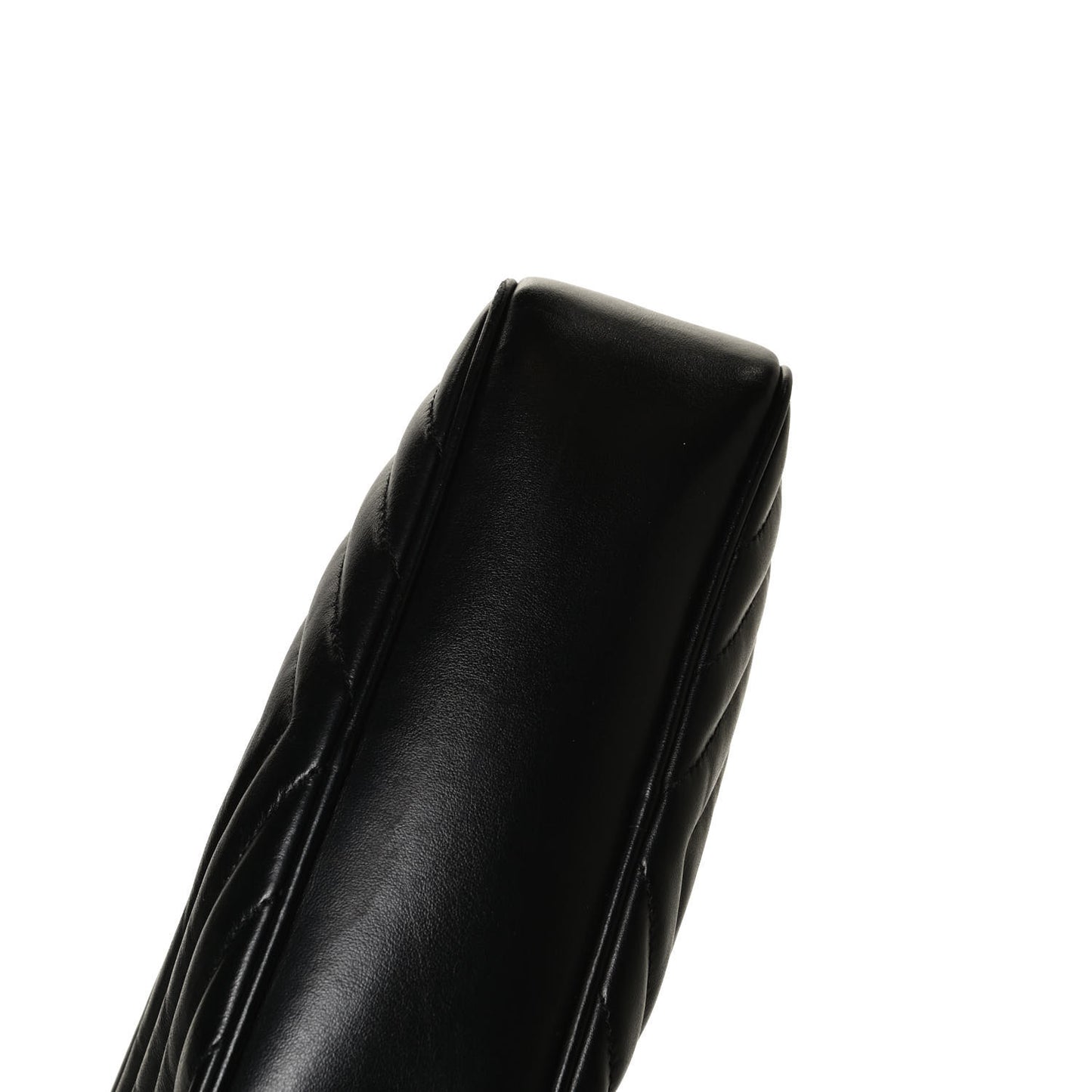 Calfskin Matelasse Monogram Lou Camera Bag Black