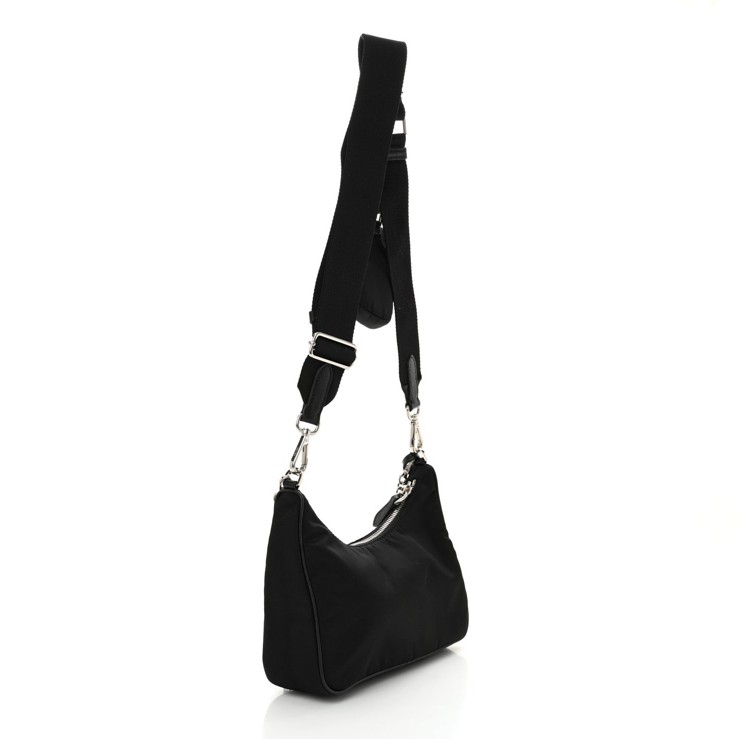 Prada Nylon Re-Edition 2005 Shoulder Bag Black 3 of 13