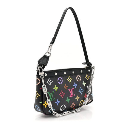 Louis Vuitton LV X TM Monogram Multicolor Pochette Accessories Black 3 of 10