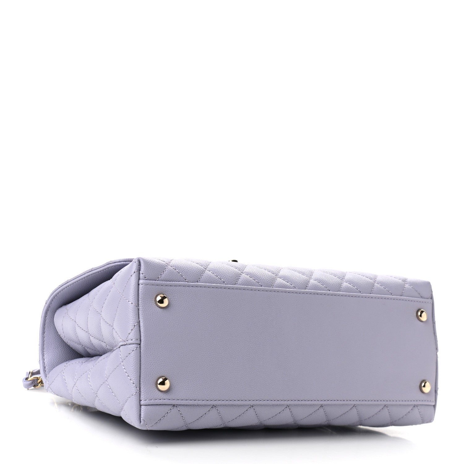 Chanel Caviar Quilted Small Coco Handle Flap Light Purple 4 of 11