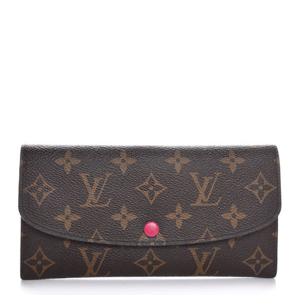 Louis Vuitton Monogram Emilie Wallet Hot Pink 1 of 8