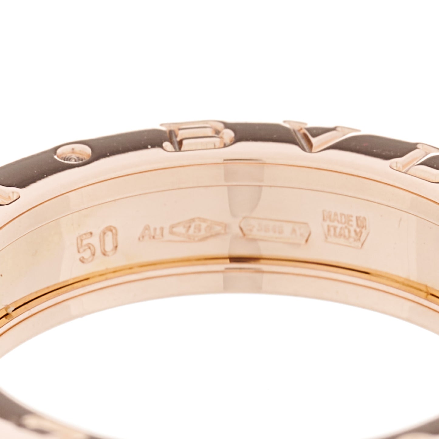 18K Rose Gold B.Zero1 One-Band Ring 50 5.25
