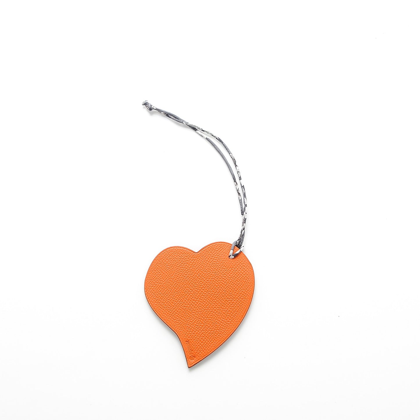 Togo Epsom Petit H Heart Bag Charm Bougainvillea Mangue