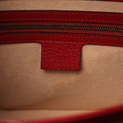 Gucci GG Supreme Monogram Small Queen Margaret Top Handle Bag Red 6 of 8