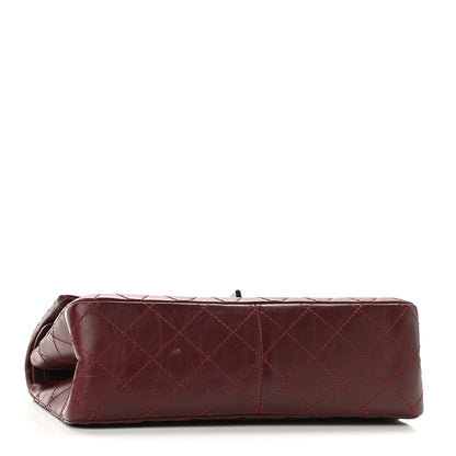 Chanel Aged Calfskin Quilted 2.55 Reissue 226 Flap Dark Burgundy 4 of 11