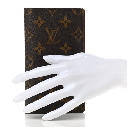 Louis Vuitton Monogram Checkbook Holder Case Wallet 2 of 9