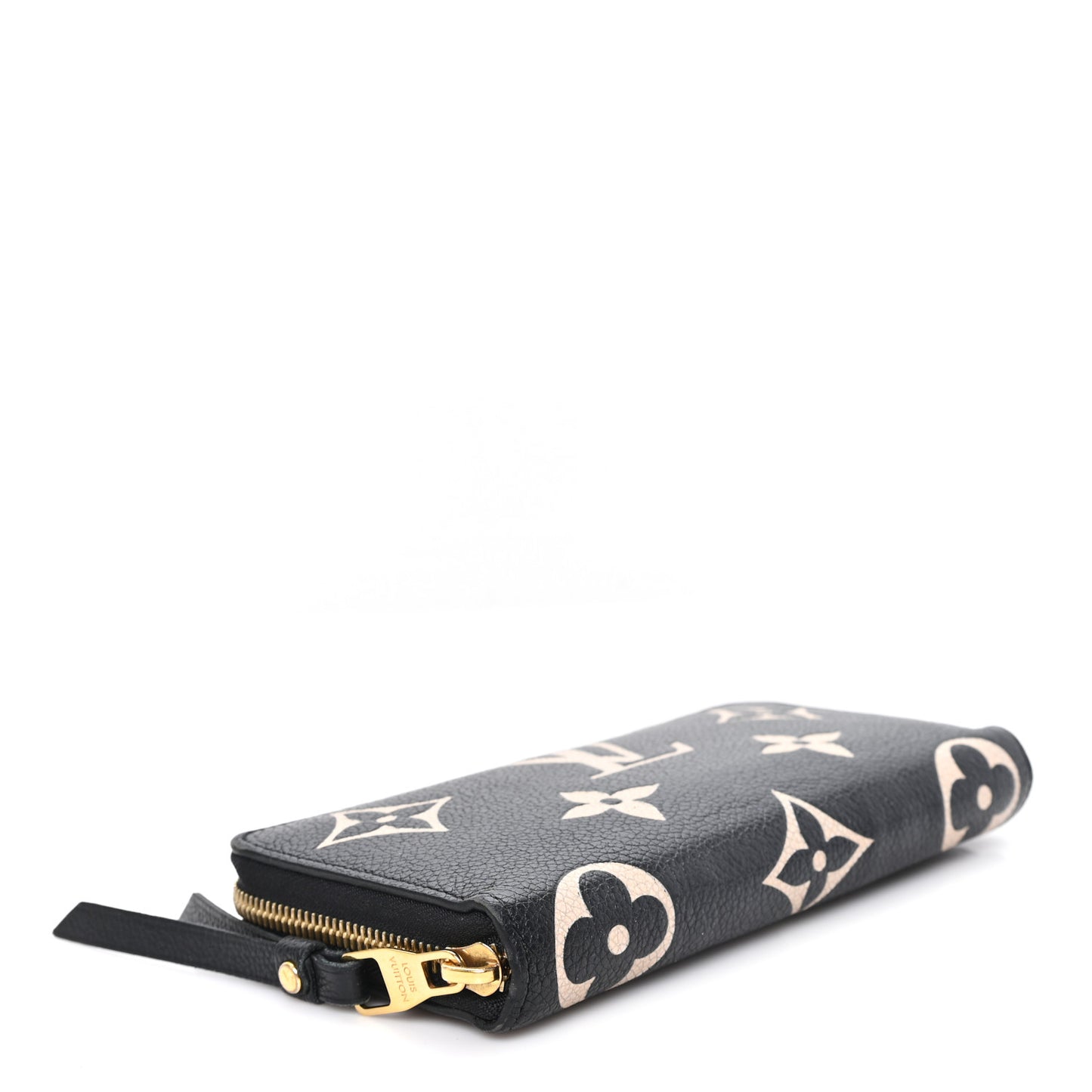 Empreinte Monogram Giant Zippy Wallet Black Beige