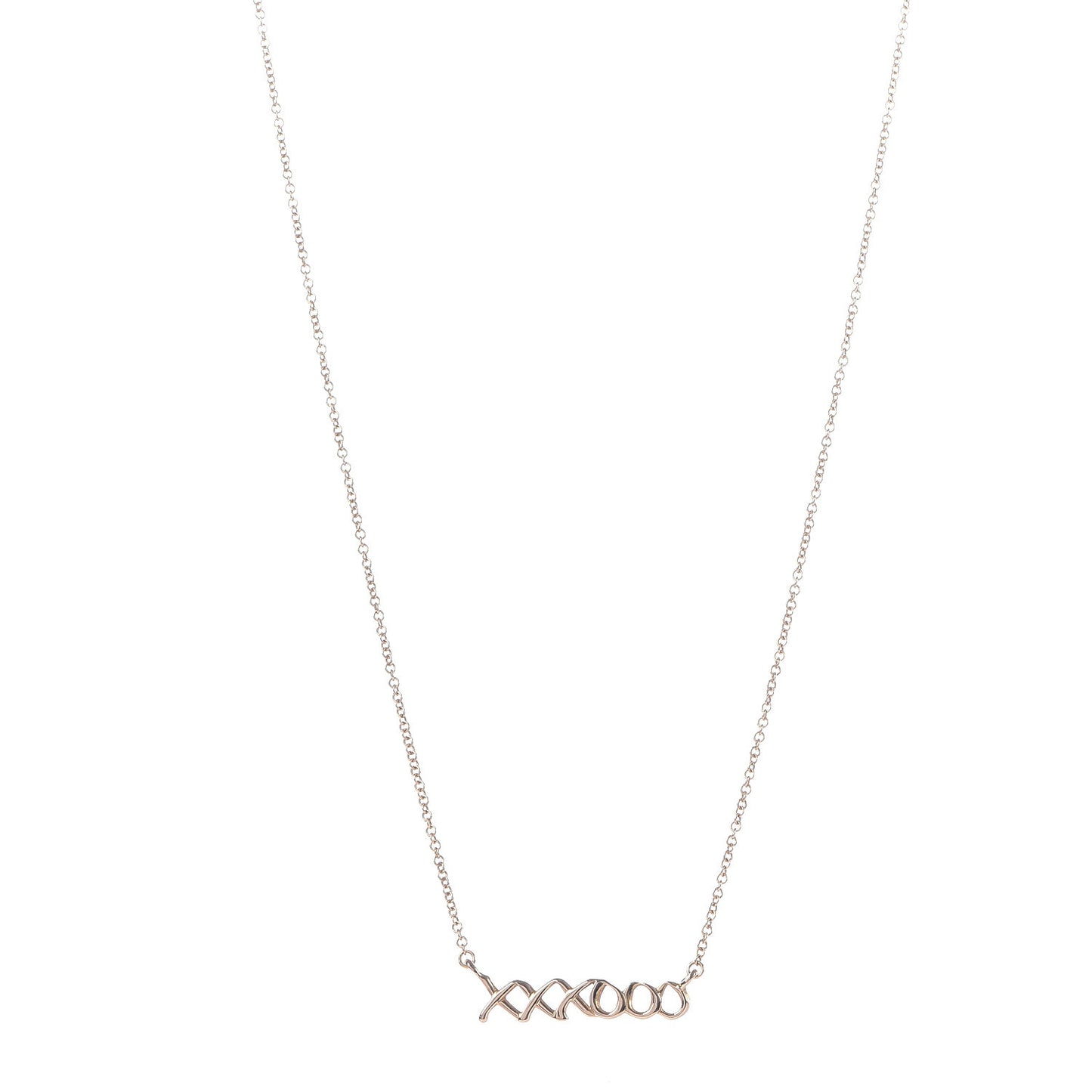 18K Rose Gold Paloma's Graffiti Love and Kisses Pendant Necklace
