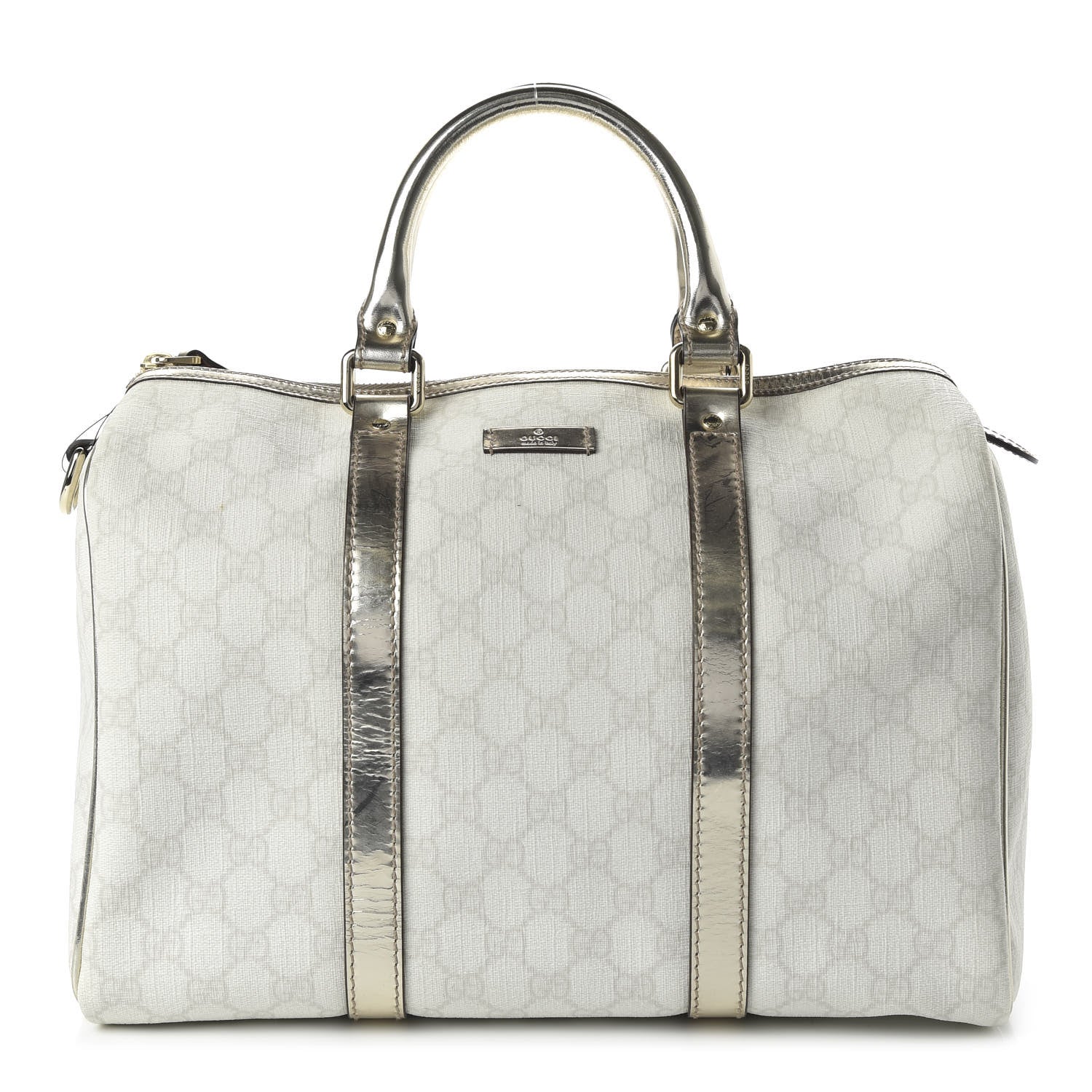 Gucci GG Plus Monogram Medium Joy Boston Metallic 1 of 11