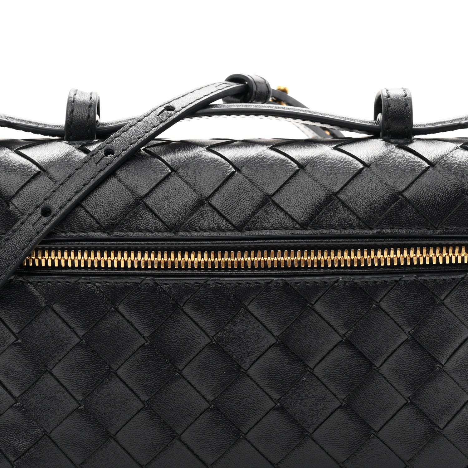 Bottega Veneta Calfskin Intrecciato Bang Bang Vanity Case Nocturnal 8 of 10