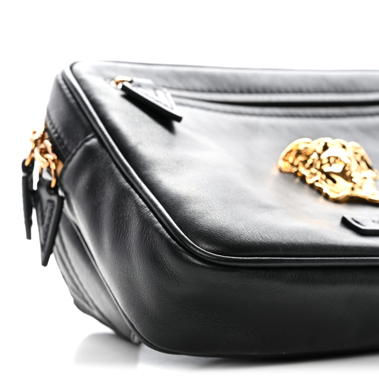 Versace Calfskin La Medusa Belt Bag Black 8 of 9