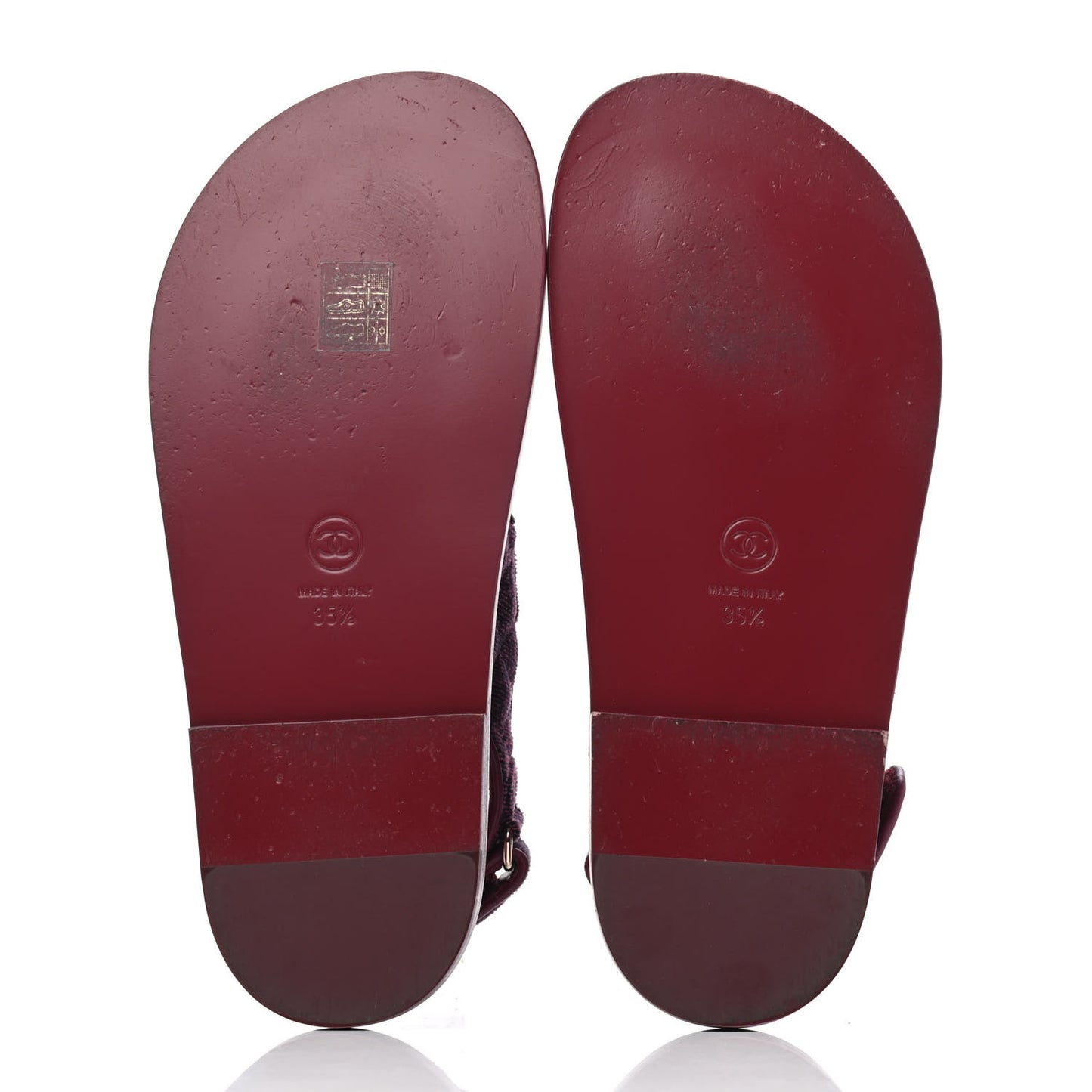 Velvet Velcro Dad Sandals 35.5 Pink
