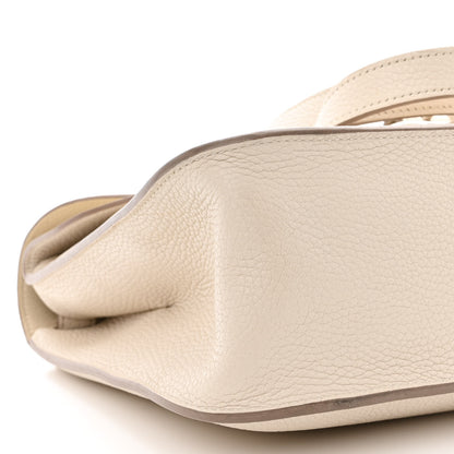 Hermes Taurillon Clemence Halzan 31 GM Craie 9 of 19