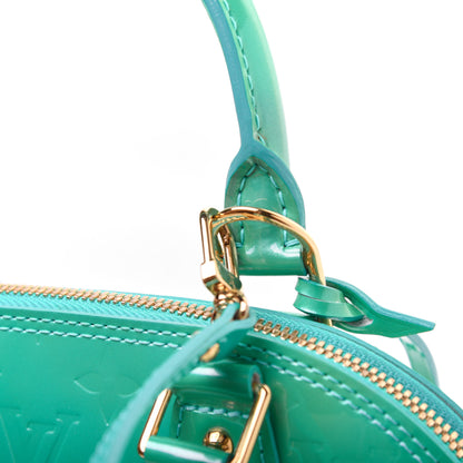 Louis Vuitton Vernis Alma BB Blue Lagon 24 of 26