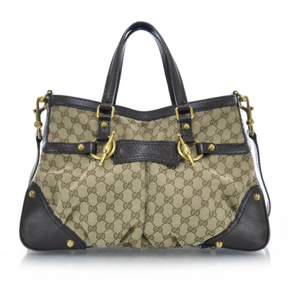 Gucci Monogram Jockey Tote 1 of 9